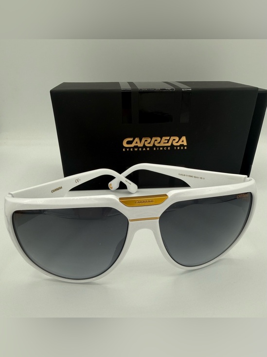 Carrera Accessories - Carrera White & Gold Sunglasses - Carrera Brand